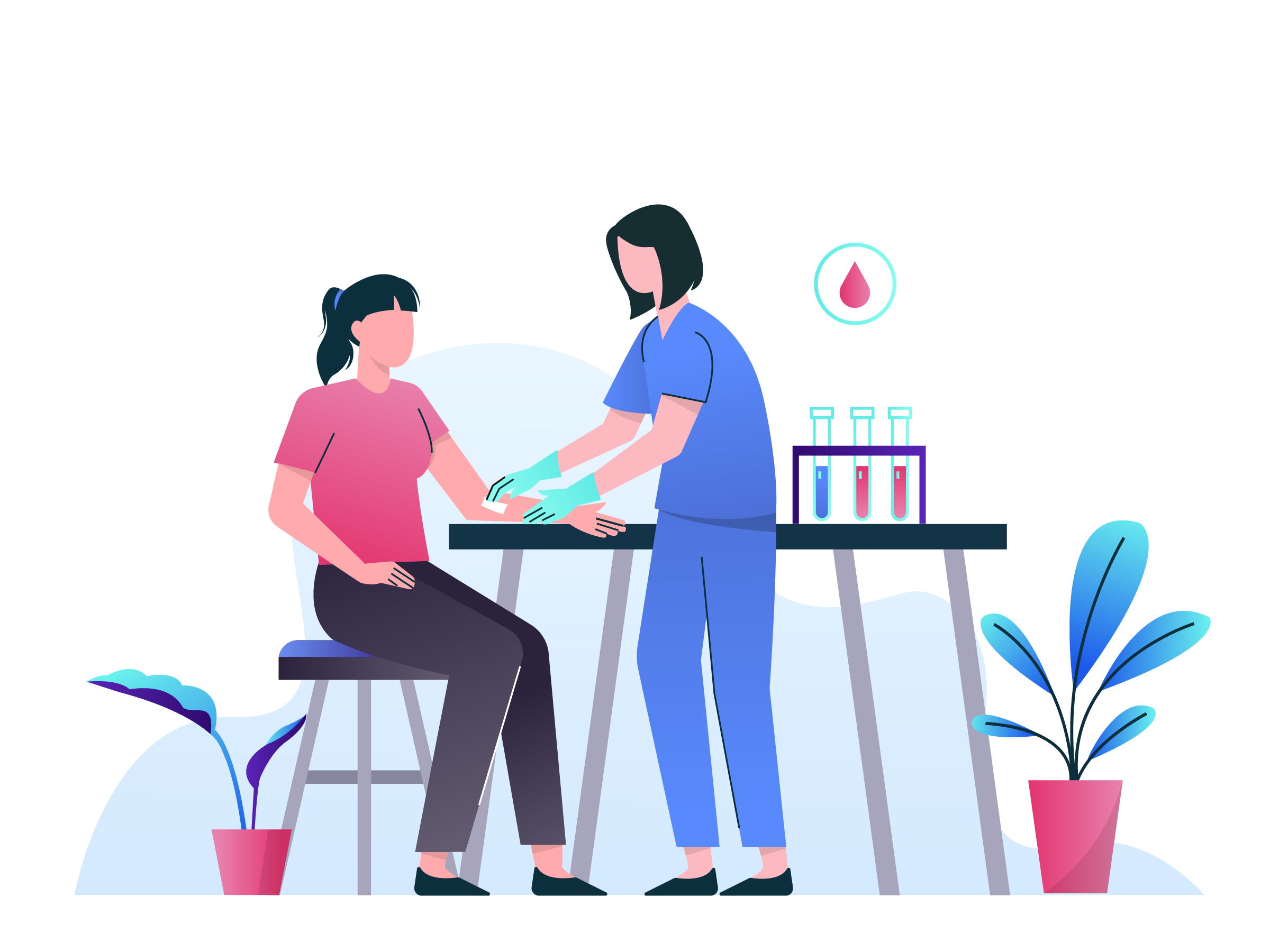 Badania laboratoryjne z krwi – ilustracja